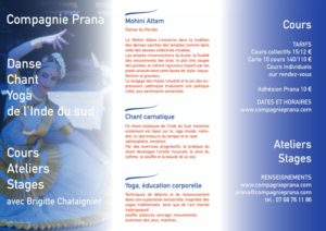Lire la suite à propos de l’article Cours de danse Mohini Attam et Chant Carnatique à Rennes